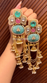 Dilbar Earrings - Mint Green