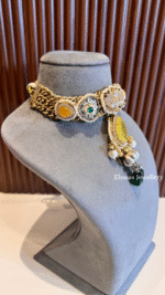 Rang E Ishq Necklace With Earrings - Image 13