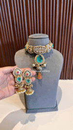 Rang E Ishq Necklace With Earrings - Image 14