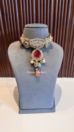 Rang E Ishq Necklace With Earrings - Image 2
