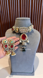 Rang E Ishq Necklace With Earrings - Image 9